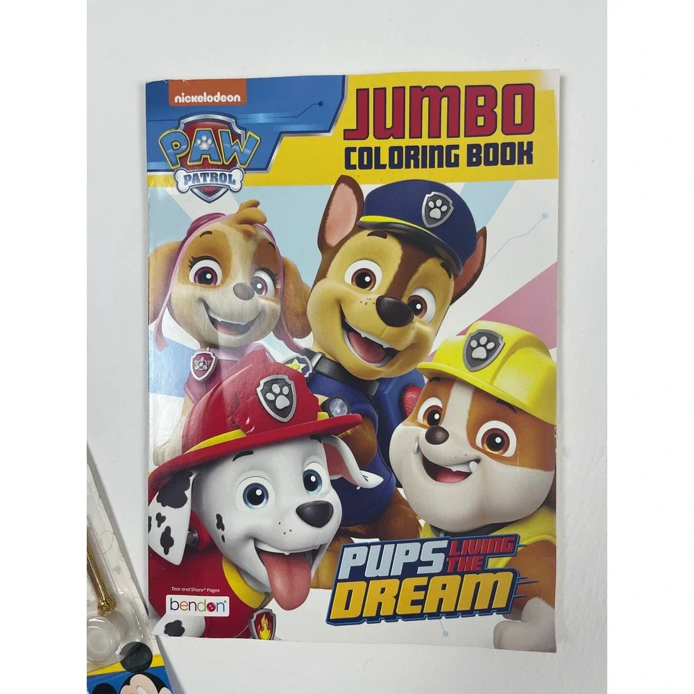 Kids Activity Bundle Paw Patrol Spidey Coloring Books Mickey Suncatcher Stencils